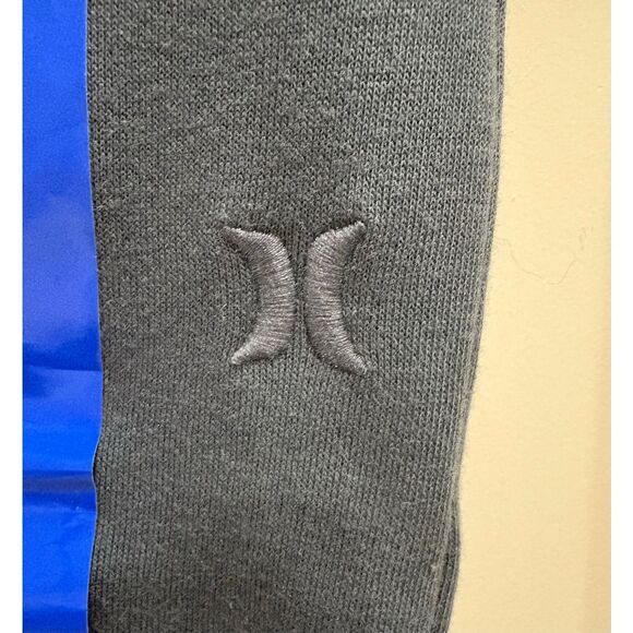 HURLEY - NWT - M Sz L Mid-Weight Fleece Joggers in Coastal Blue - Picture 4 of 15